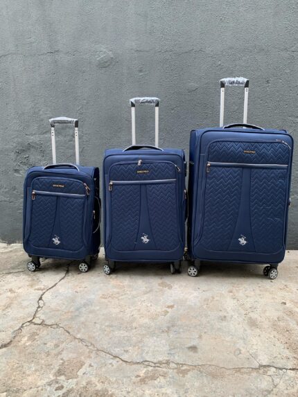 Swiss Polo 3-piece Luggage Set – Elegant Blue Edition