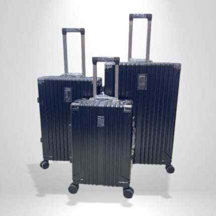 3-In-1 PC Aluminum Travel Luggage Set