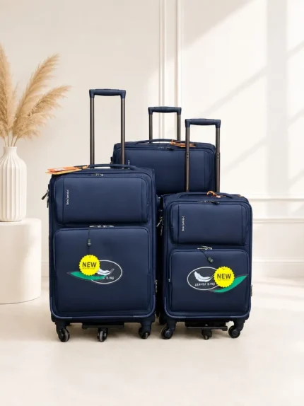 Luxury 3-Piece Polyester Luggage Set – Travel Suitcase Set - Ikeja Bags
